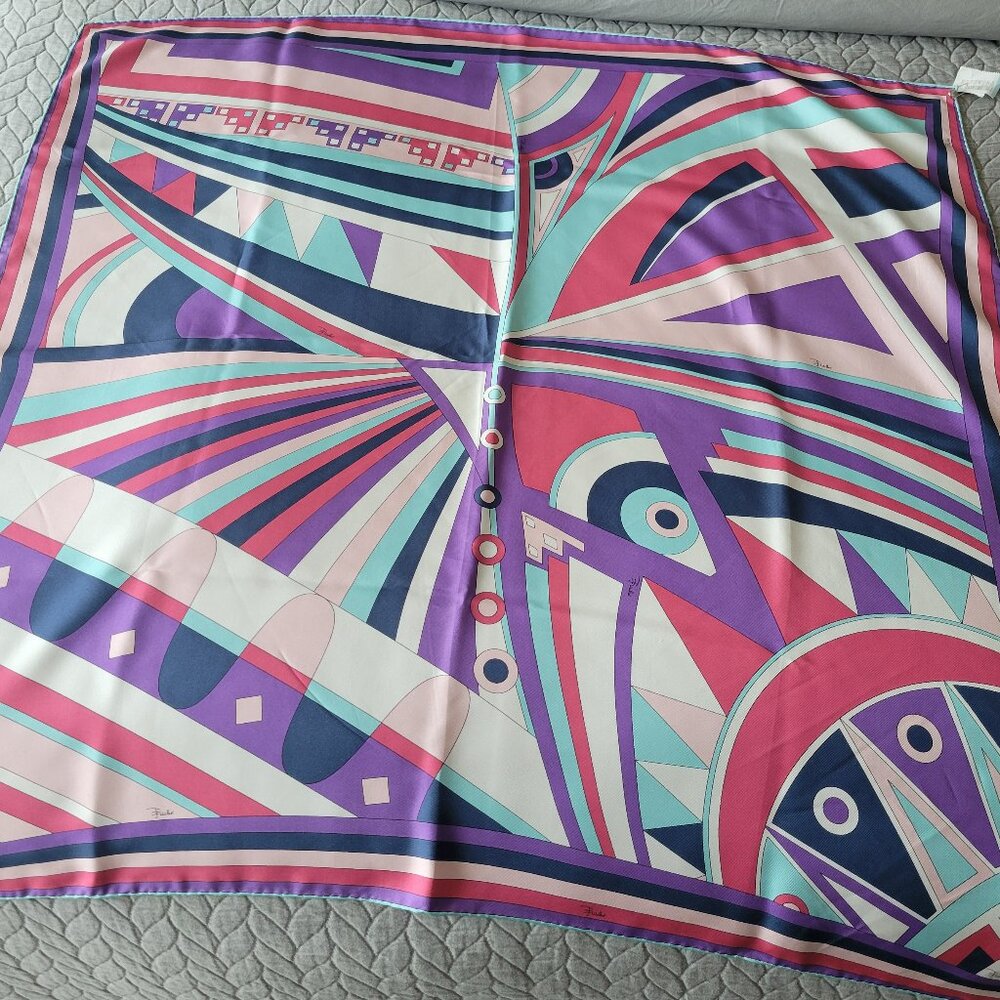 Pucci Silk Twill Scarf - pre loved